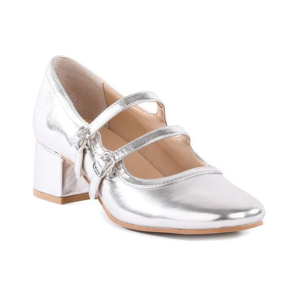 Seychelles Shoes - Seychelles Gatsby Leather Pump, Silver